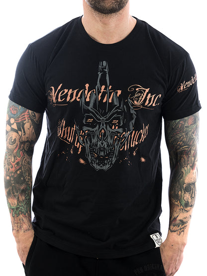 Vendetta Inc. Shirt Middle Finger 1040 black