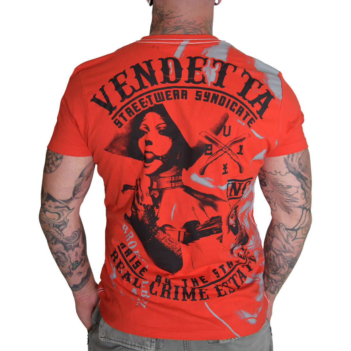 Vendetta Inc. Shirt Real Crime rot 1195