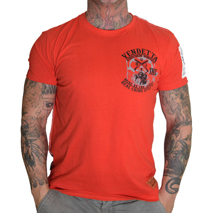 Vendetta Inc. Shirt Real Crime rot 1195