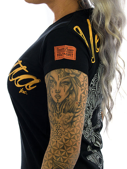 Vendetta Inc. women's shirt Hate and Love 0019 black