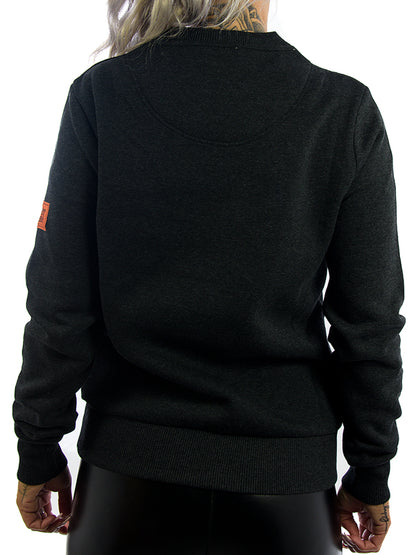 Vendetta Inc. Damen Sweatshirt Fight Bear schwarz 103