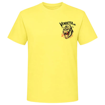 Vendetta Inc. Shirt Raging Apes pale yellow