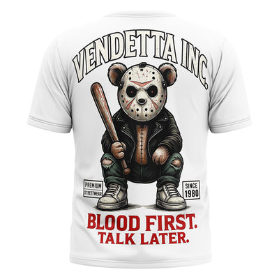 Vendetta Inc. Shirt Talk Later weiß VD-1589