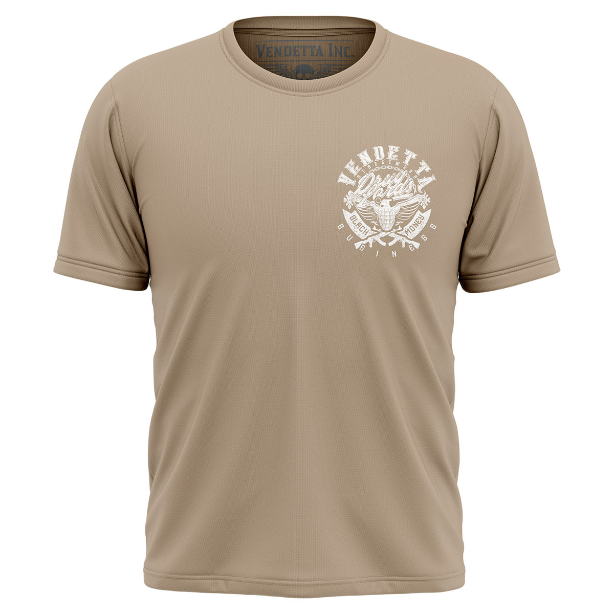 Vendetta Inc. Shirt Black Money sand VD-1625