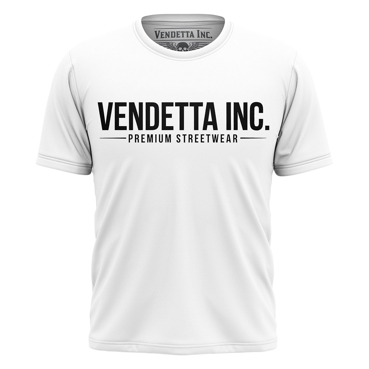 Vendetta Inc. Shirt Chainsaw Zombie weiß VD-1629