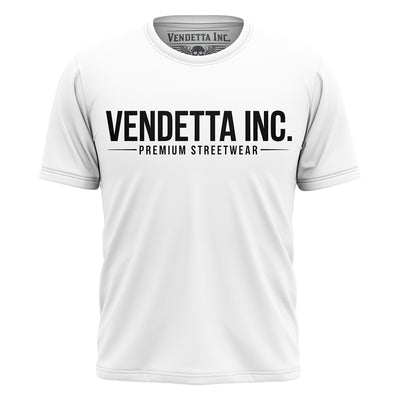 Vendetta Inc. Shirt Chainsaw Zombie weiß VD-1629