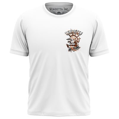 Vendetta Inc. Shirt No Fear Liberty weiß VD-1635