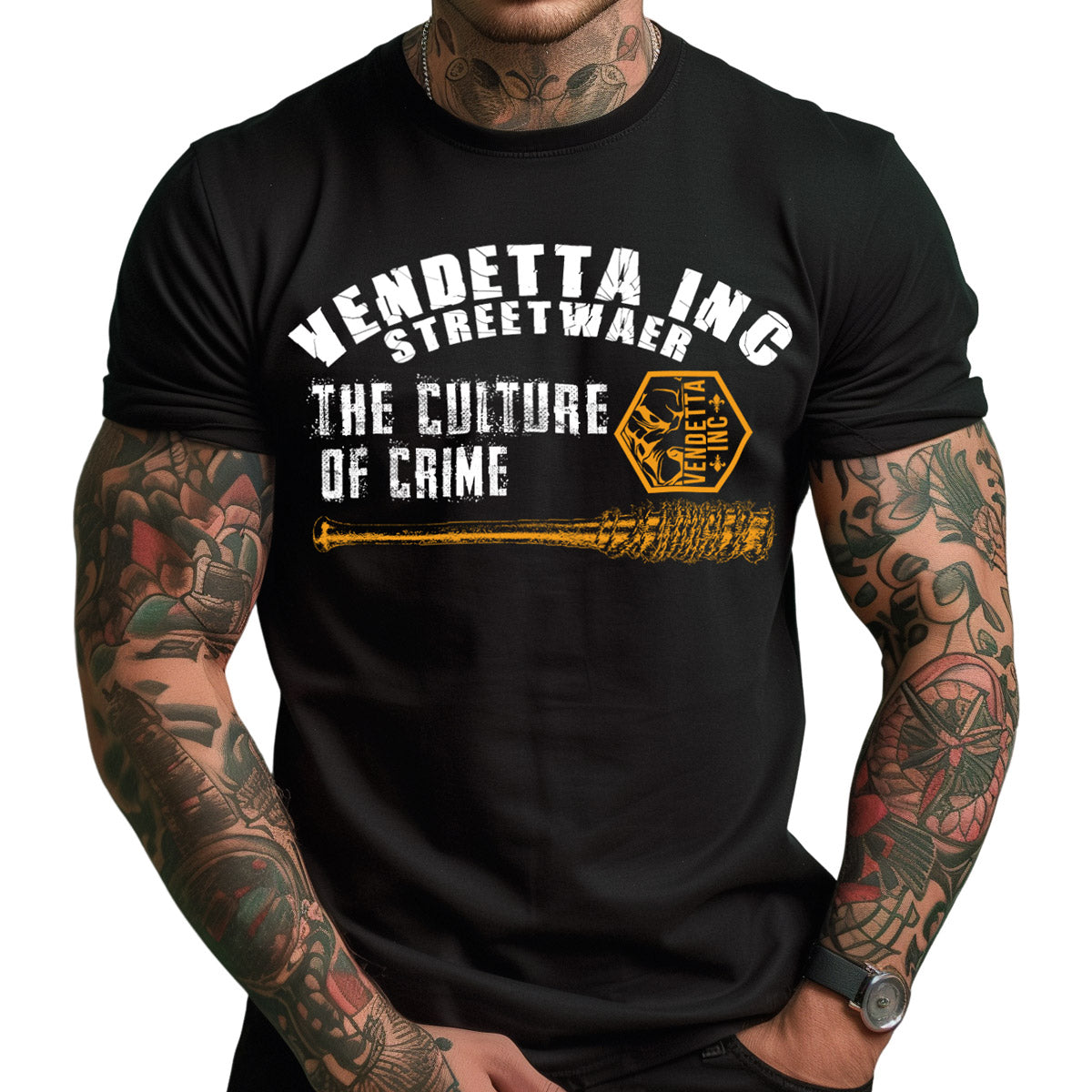 Vendetta Inc. Shirt Culture of Crime schwarz VD-1448