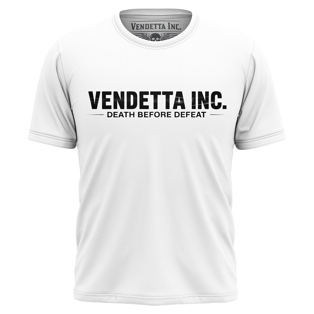 Vendetta Inc. Shirt Iron Skull weiß