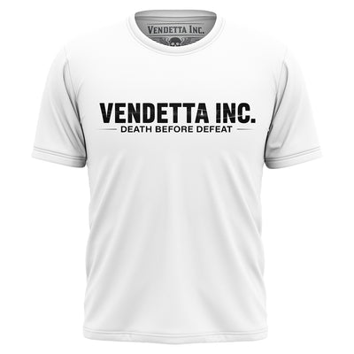 Vendetta Inc. Shirt Iron Skull weiß