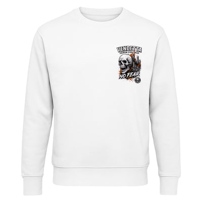 Vendetta Inc. Sweatshirt Skull City weiß