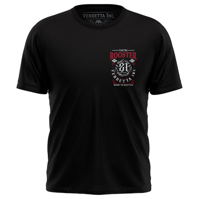 Vendetta Inc. Shirt Fighting Rooster schwarz