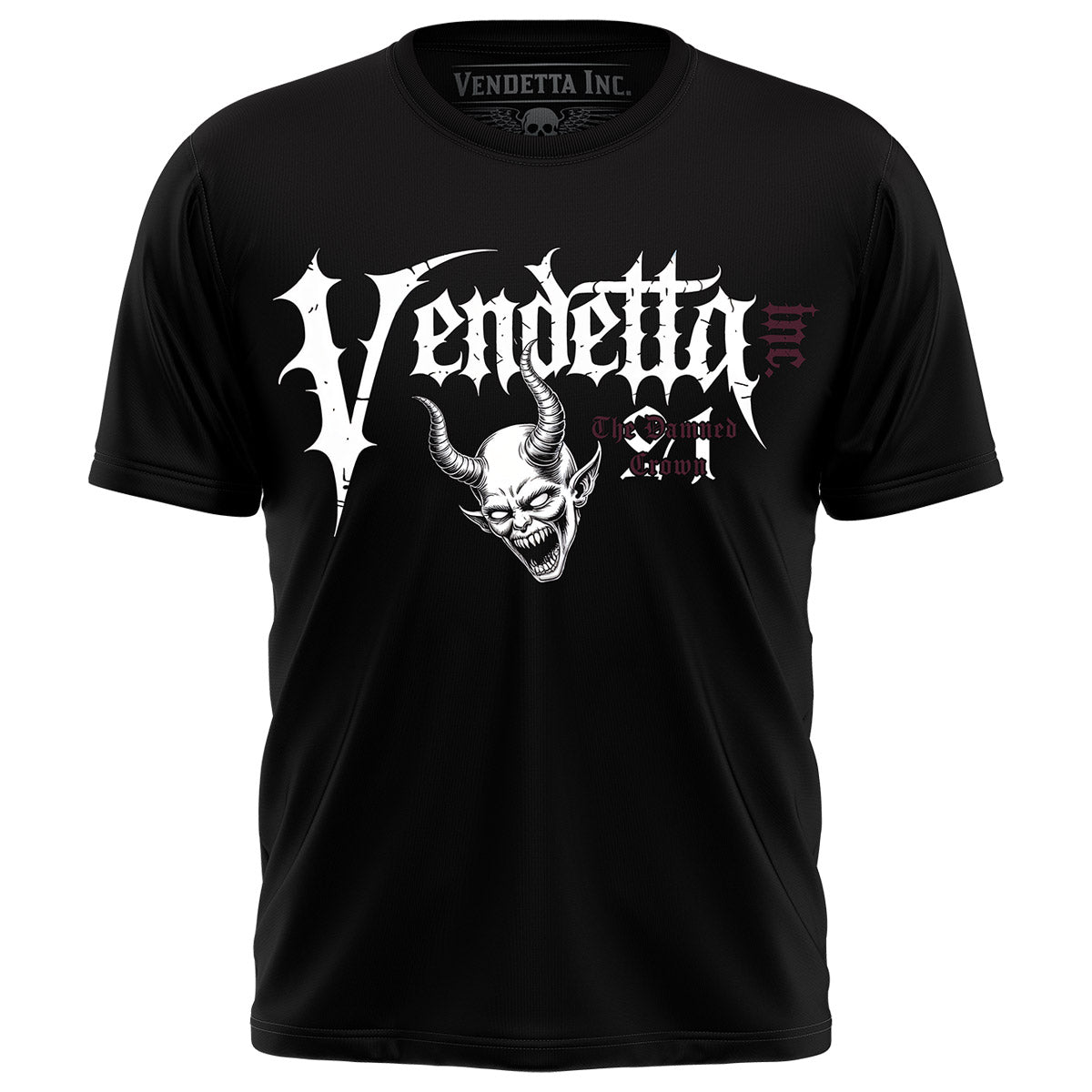Vendetta Inc. Shirt Damned Crown schwarz