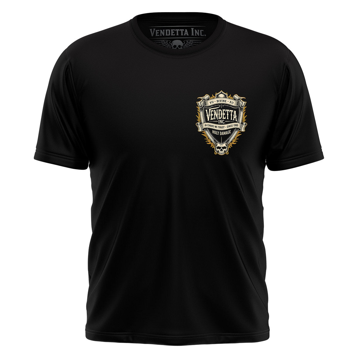 Vendetta Inc. Shirt Chaos We Trust schwarz