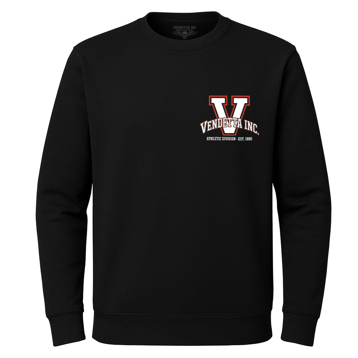 Vendetta Inc. Sweatshirt V Athletic schwarz