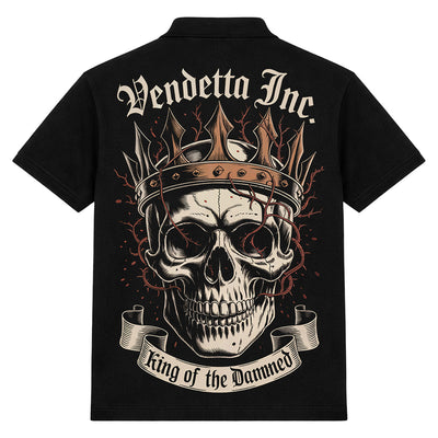 Vendetta Inc. Polo Shirt King schwarz