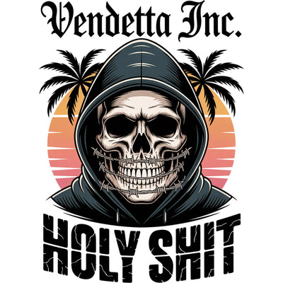 Vendetta Inc. Print Tasse – Holy Shit Skull Mug