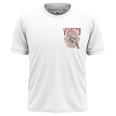 Vendetta Inc. Shirt Headshot Junky weiß