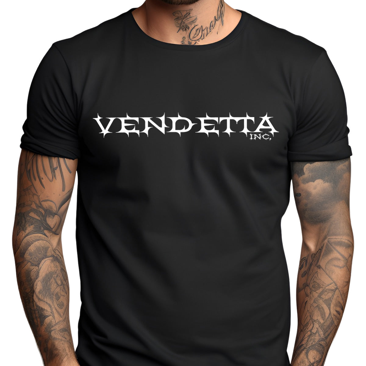 Vendetta Inc. Shirt schwarz Skull Hand VD-1341