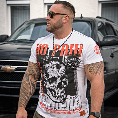 Vendetta Inc. Shirt No Pain weiß VD-1200