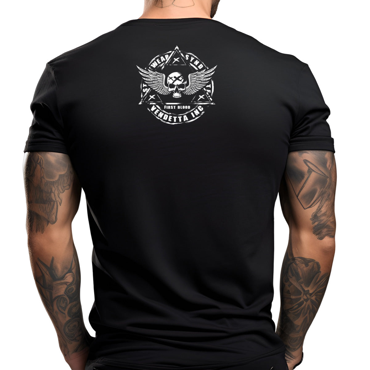 Vendetta Inc. Shirt Society schwarz VD-1329