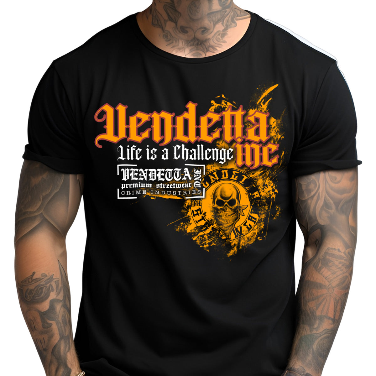 Vendetta Inc. Shirt schwarz Challenge VD-1241