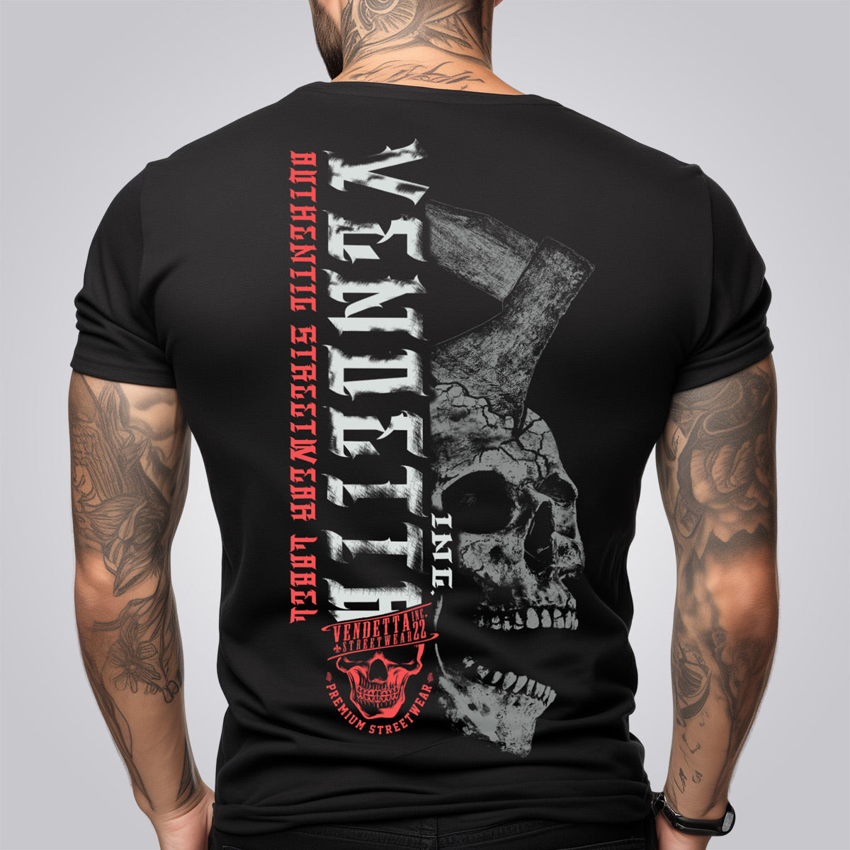 Vendetta Inc. Shirt schwarz Hatchet VD-1371