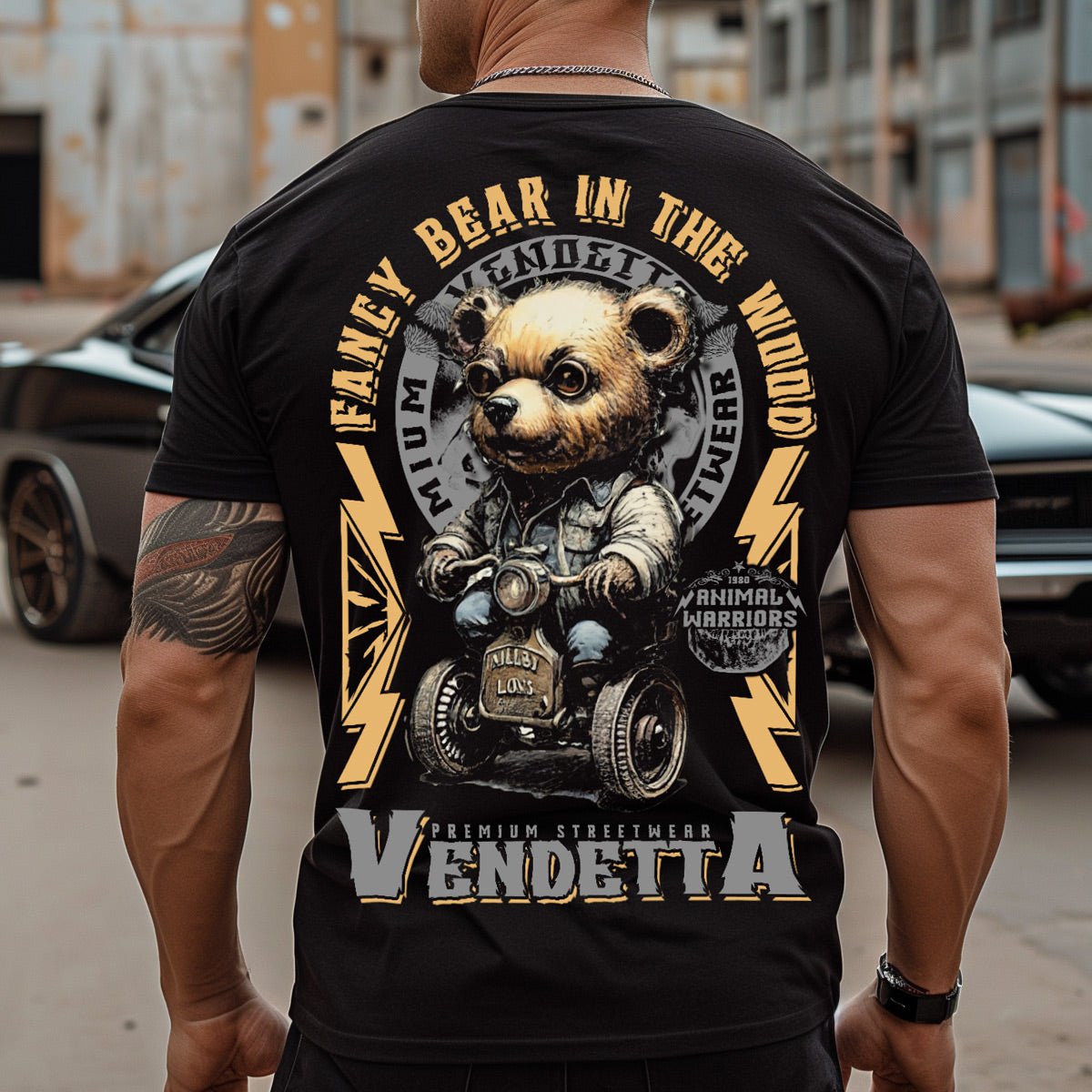 Vendetta Inc. Shirt schwarz Fancy Bear VD-1381