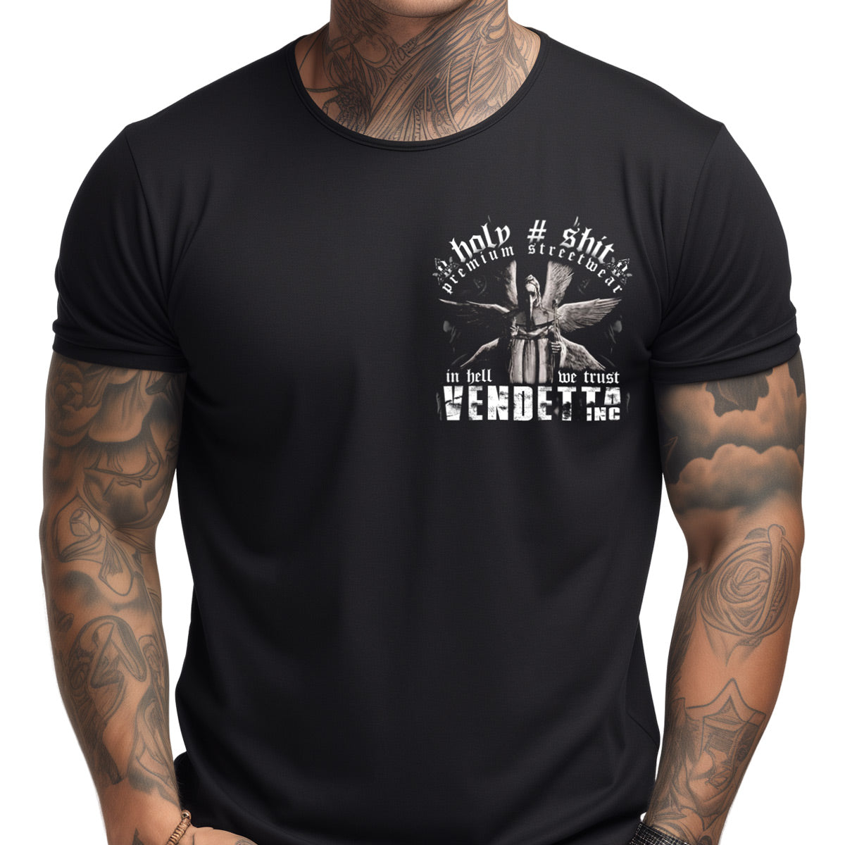 Vendetta Inc. Shirt Hell 1.0 schwarz VD-1370