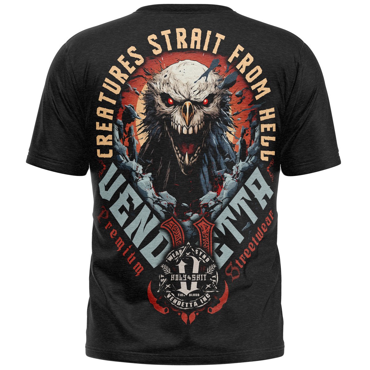 Vendetta Inc. Shirt Creatures 2.0 schwarz VD-1408