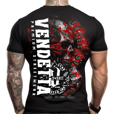 Vendetta Inc. Shirt schwarz Face of Core VD-1385