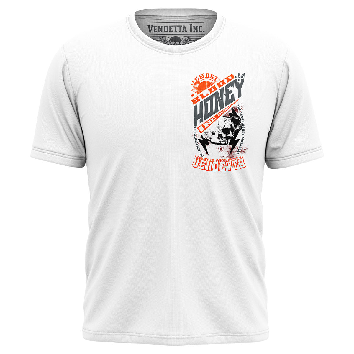 Vendetta Inc. Shirt Blood Teddy weiß VD-1428