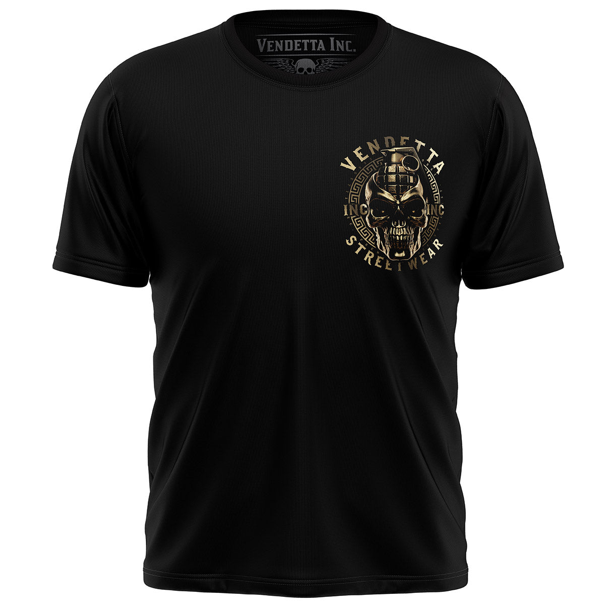 Vendetta Inc. Shirt Skull Combat schwarz VD-1434