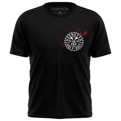 Vendetta Inc. Shirt Skull Church schwarz VD-1452