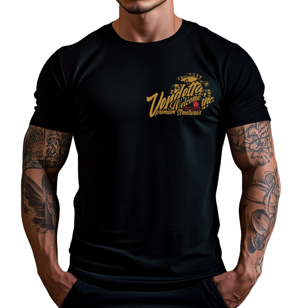 Vendetta Inc. Shirt schwarz Welcome VD-1304