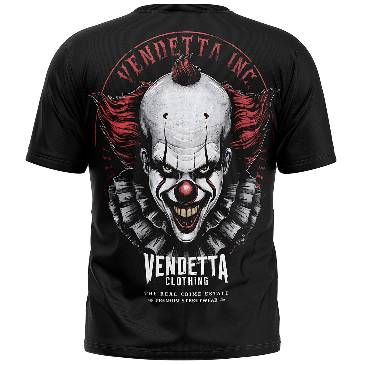 Vendetta Inc. Shirt schwarz Creepy Clown VD-1453