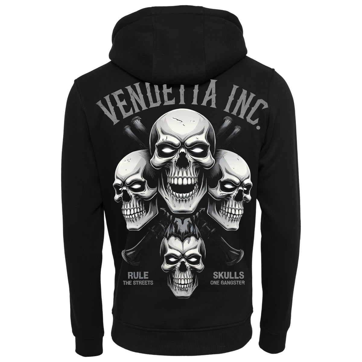 Vendetta Inc. Hoodie Rule The Streets schwarz VD-4062