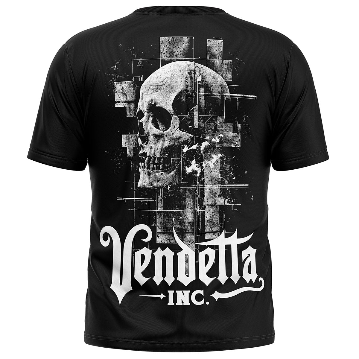 Vendetta Inc. Shirt Skull & Cross schwarz VD-1471