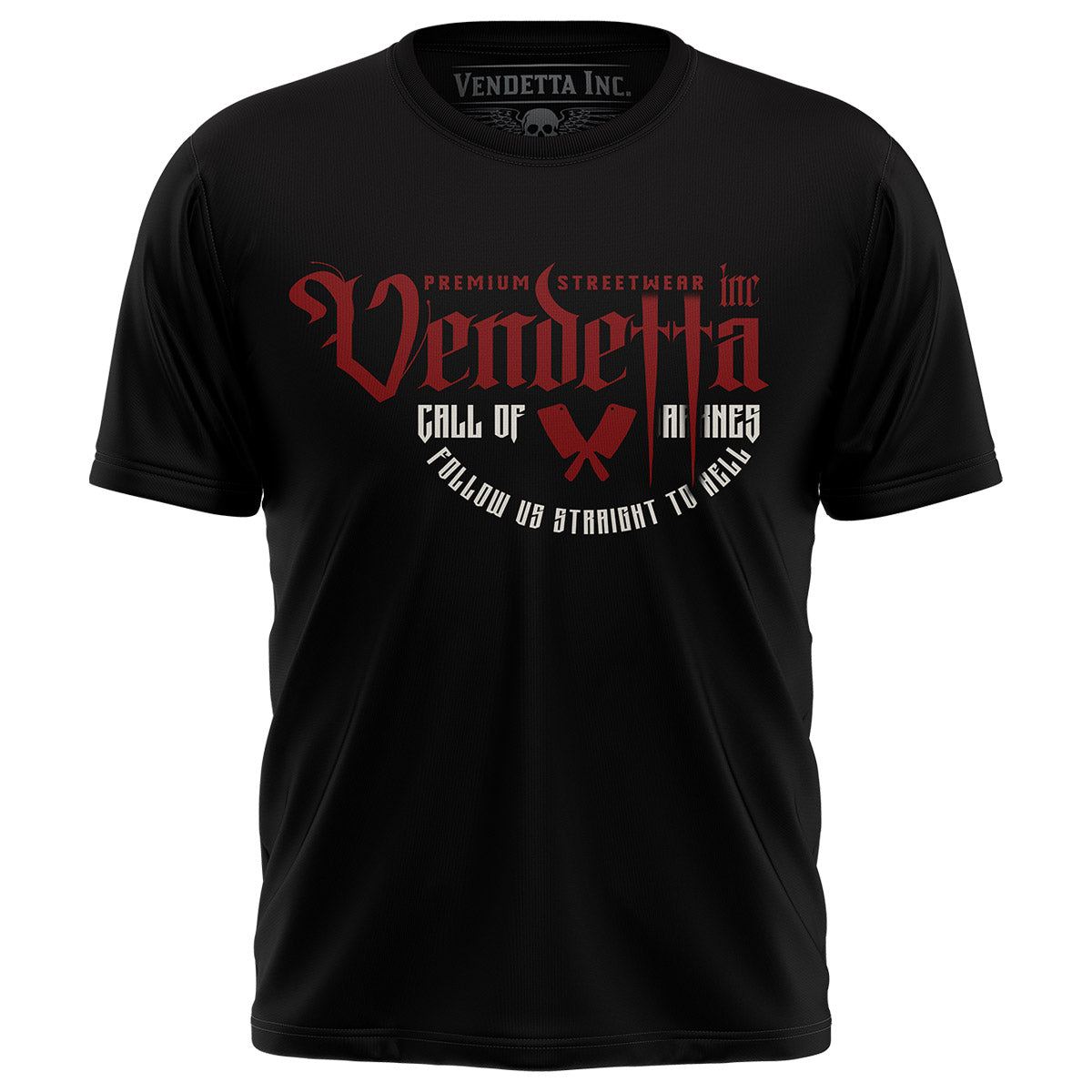 Vendetta Inc. Shirt Straight to Hell schwarz VD-1387