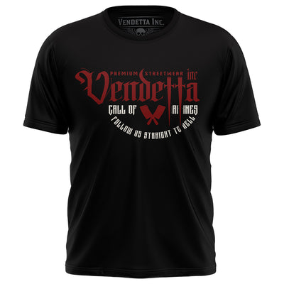 Vendetta Inc. Shirt Straight to Hell schwarz VD-1387