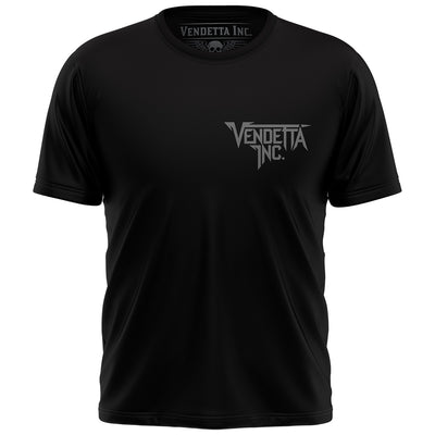 Vendetta Inc. Shirt Logo V schwarz grau VD-1553