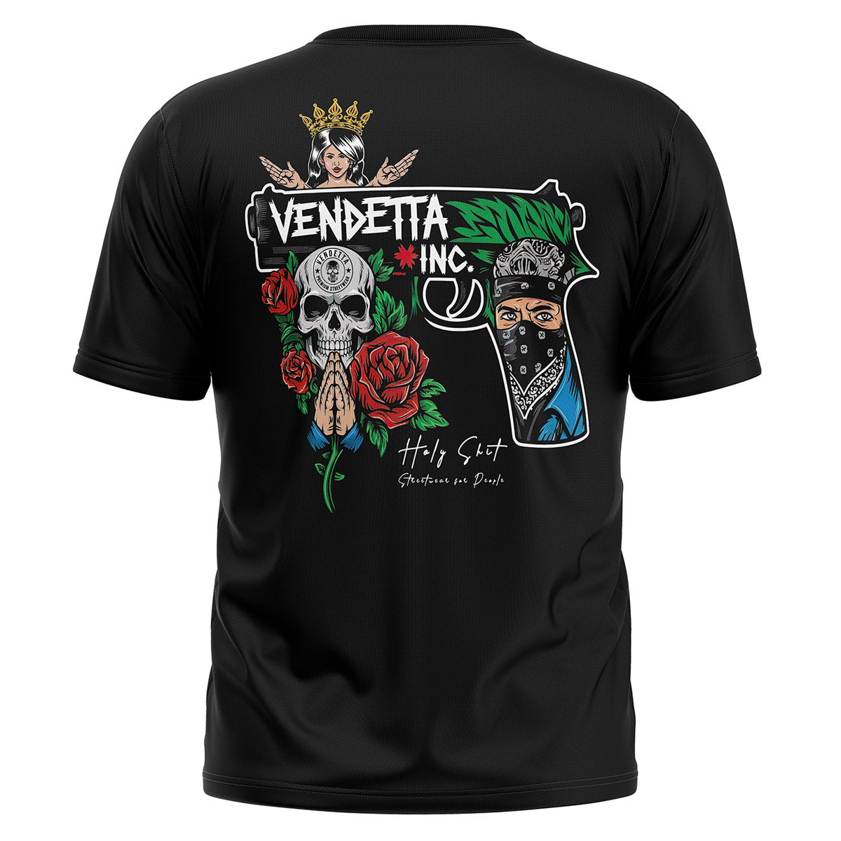 Vendetta Inc. Shirt Inked schwarz VD-1575