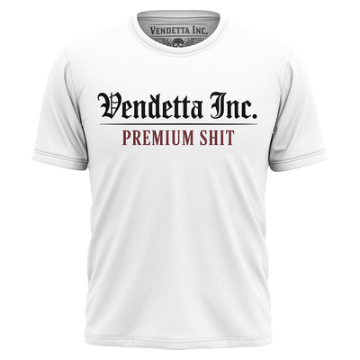 Vendetta Inc. Shirt Smoking Skull weiß
