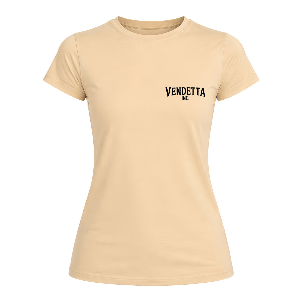 Vendetta Inc. Frauen Shirt Heaven Can Wait sand