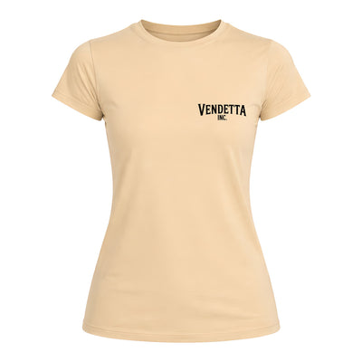 Vendetta Inc. Frauen Shirt Heaven Can Wait sand