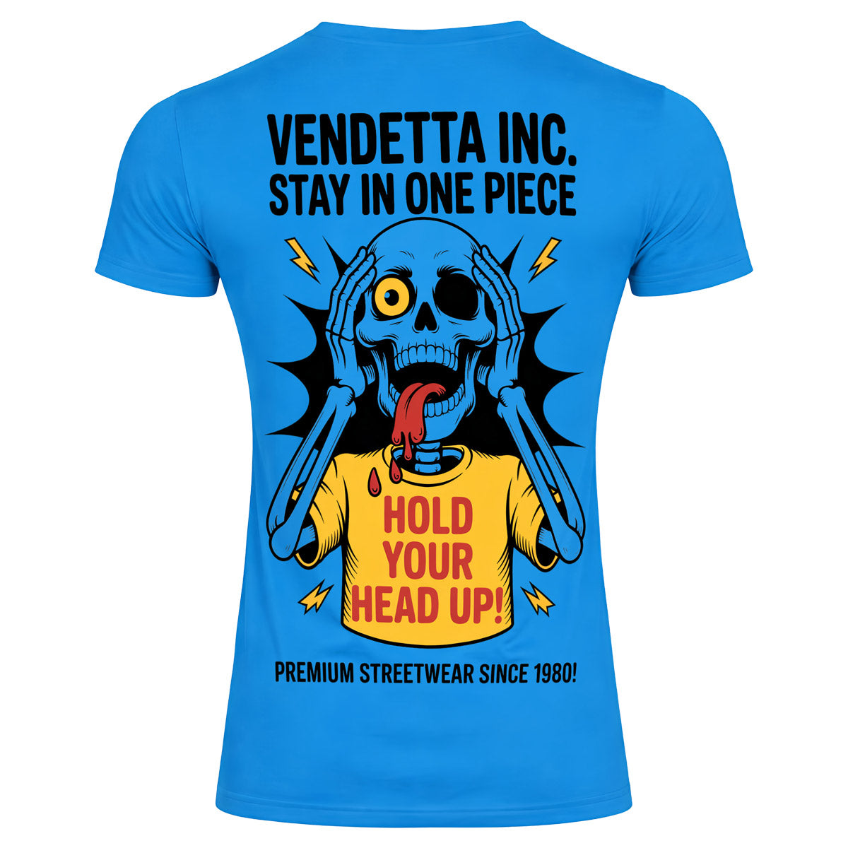 Vendetta Inc. Shirt Hold Your Head Up Ocean blue