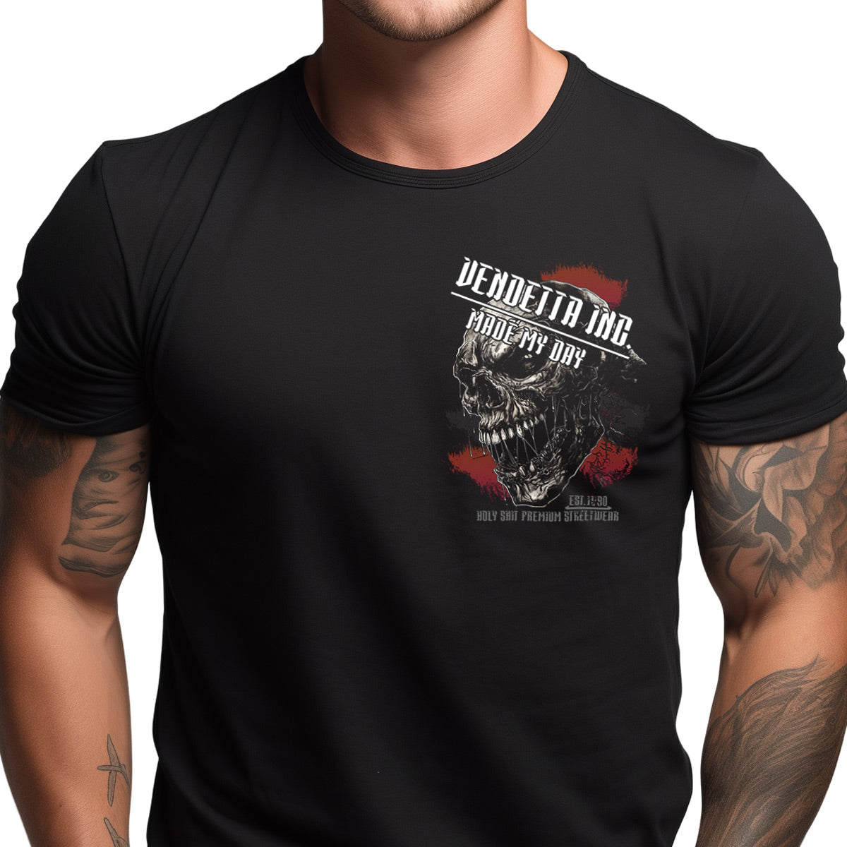 Vendetta Inc. Shirt black Made my Day VD-1359