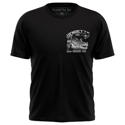 Vendetta Inc. Shirt Croco Boom schwarz VD-1535