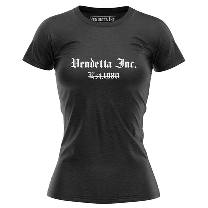 Vendetta Inc. Women's Shirt Skull Rose Dyed black 00024