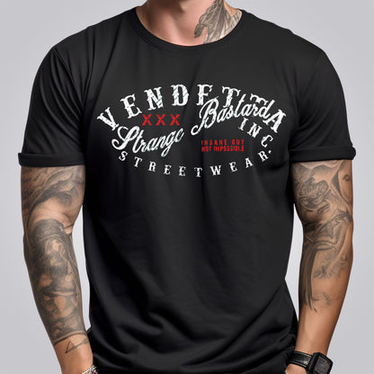 Vendetta Inc. Herren Shirt Bastard schwarz